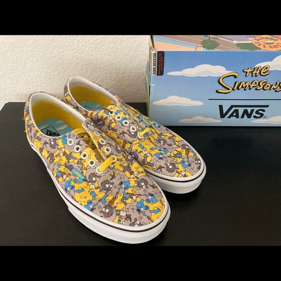 New Simpsons Vans Collab Itchy Scratchy Women’s 11 Sneakers Collect VN0A4VB41UF - Picture 3 of 16